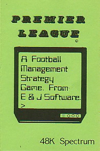 Premier League box art for ZX Spectrum